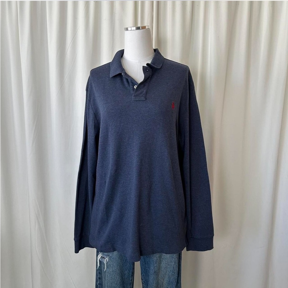 Vintage Y2K POLO Ralph Lauren Classic fit long sleeve polo shirt - Picture 2 of 8